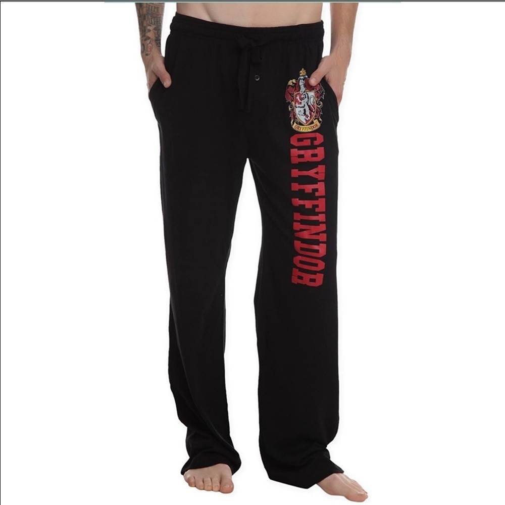 Harry Potter Gryffindor Pajama Pj Pants Merch‎ Large